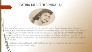 ASSASSINATION OF THE MIRABAL SISTER‘S.pptx