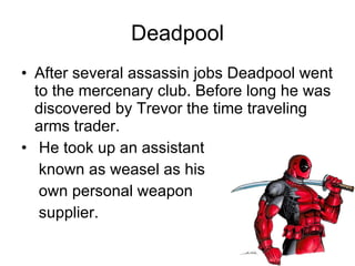 Assassin power point | PPT