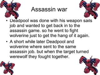 Assassin power point | PPT