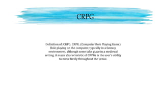 Crpg Definition Assassin's Creed III - Liberation | PPTX