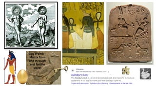 Egg Womb –
Matrix from
and through
and for the
word!
 