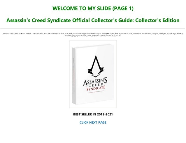 B O O K Assassin S Creed Syndicate Official Collector S Guide Co