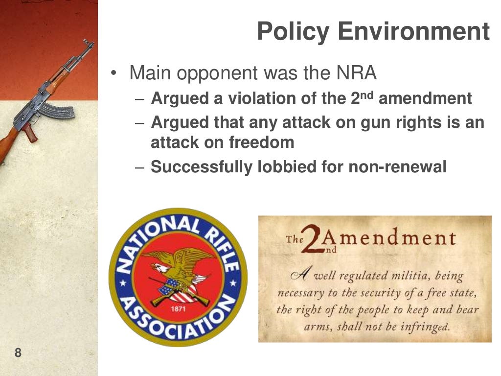 Federal Assault Weapons Ban