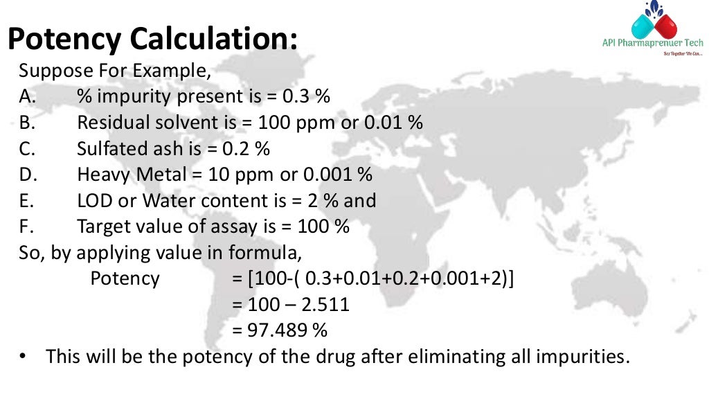 API Intermediates Assay, Potency & Purity