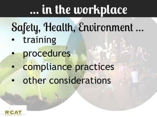 Building Safety and Healthy Habits in the Workplace 