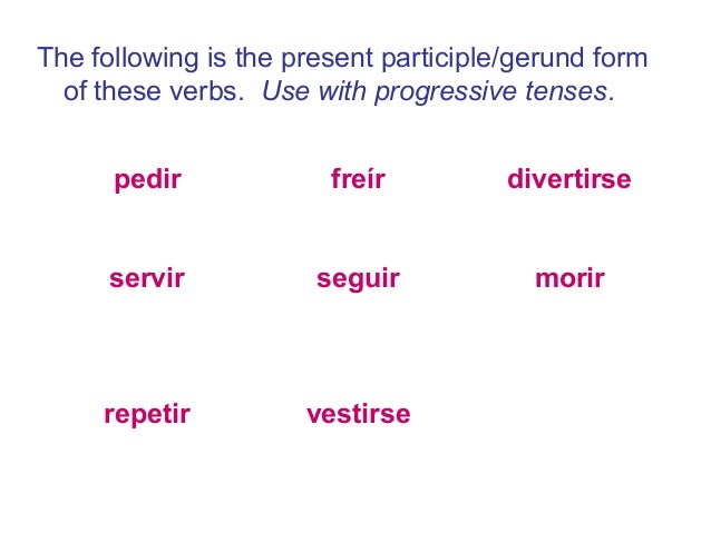 Así se dice, 2 ch4 verbs