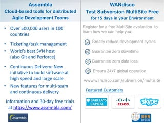 Beyond Scrum Scaling Agile With Continuous Delivery And Subversion