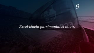 9


Excel·lència patrimonial el 2020.
 