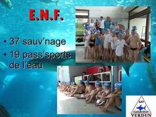 E.N.F. 37 sauv’nage 19 pass’sports de l’eau 