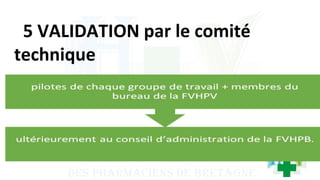 5 VALIDATION par le comité
technique
 