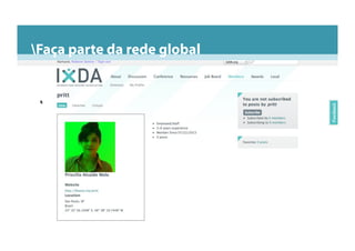 Faça parte da rede global
 