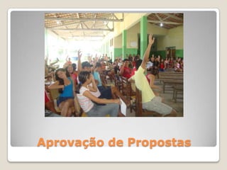 Aprovação de Propostas
 
