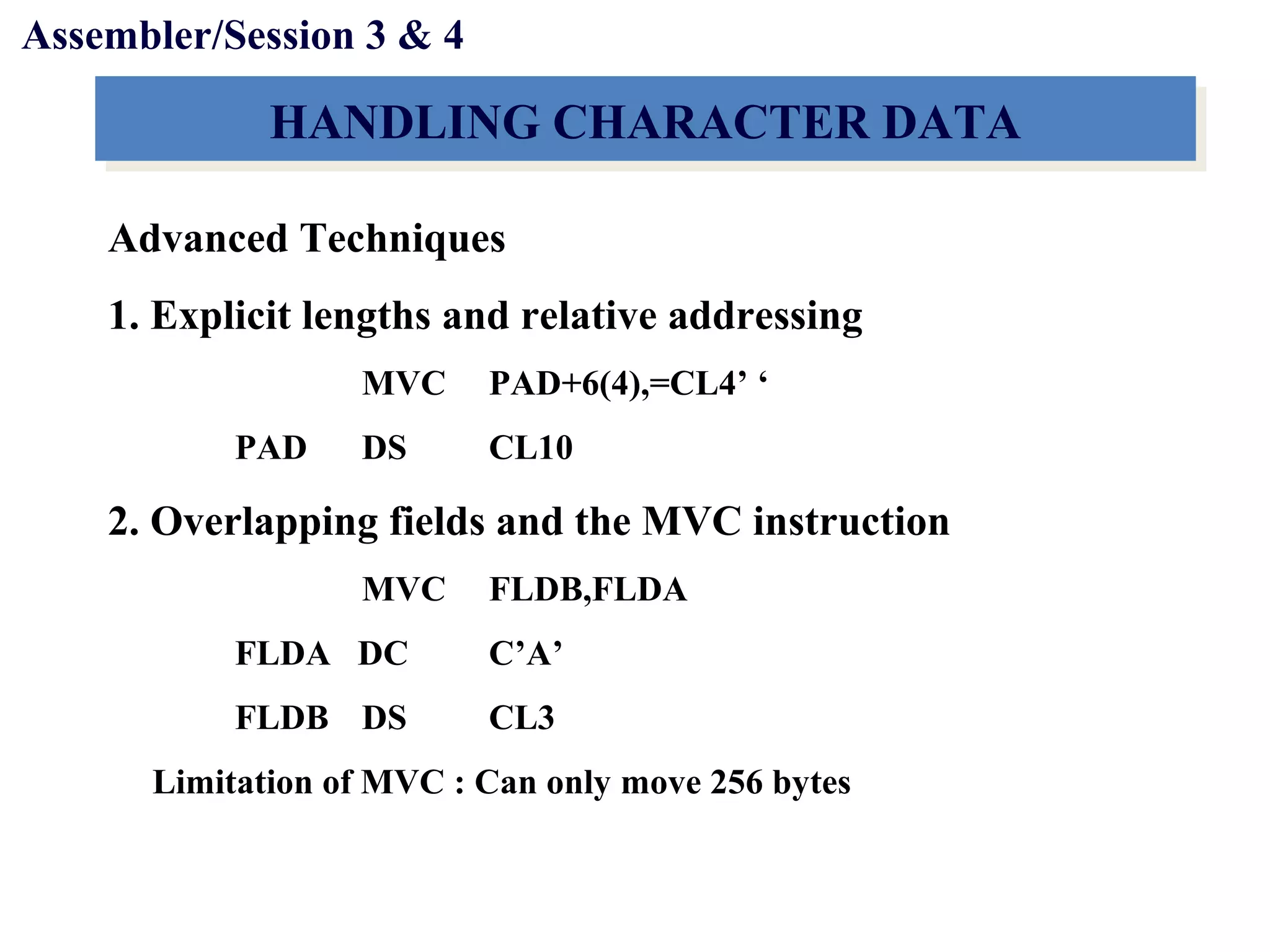 Assembler Language Tutorial for Mainframe Programmers | PPT ...