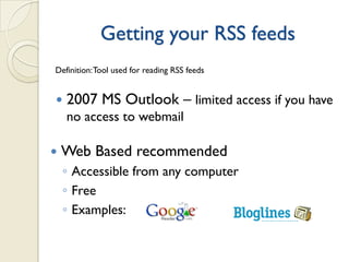 Assembling your Web 2.0 toolbox