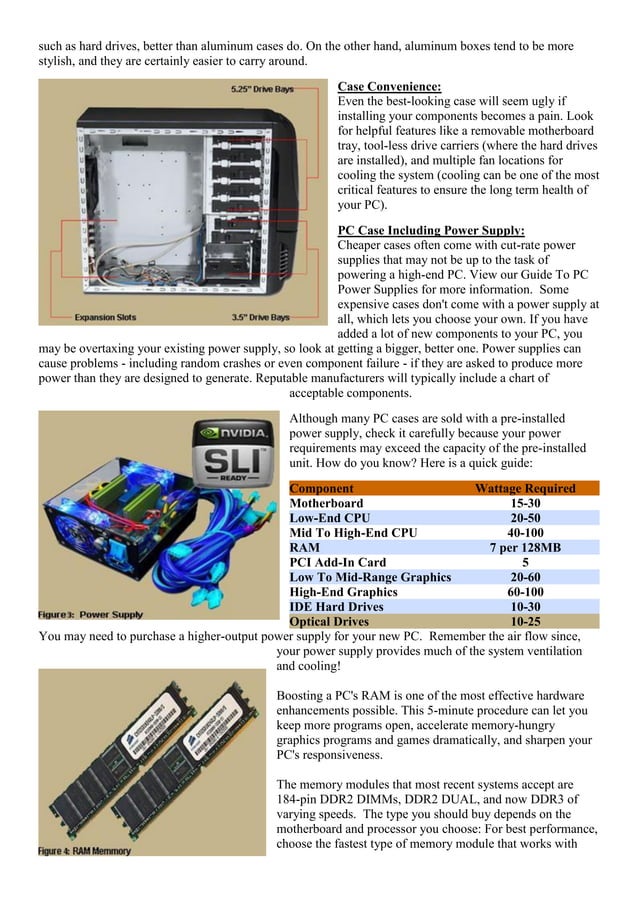 Assembling a computer