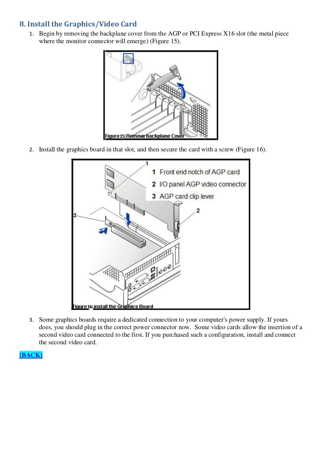 Assembling a computer