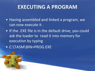 ppt - creating executable programs on the mainframe... Assembly Language -I | PPTX