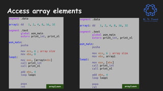 Introduction to 8086 Assembly language & arrays | PDF