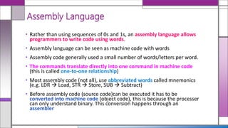 Assembly and Machine Code | PPTX