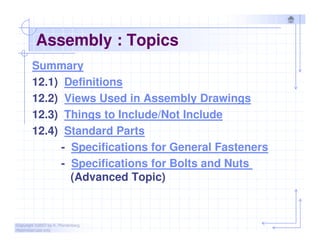 Assembly drawing | PDF