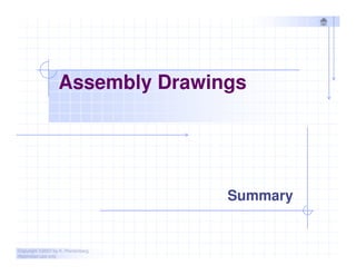 Assembly drawing | PDF