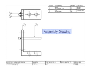 Assembly drawing | PDF