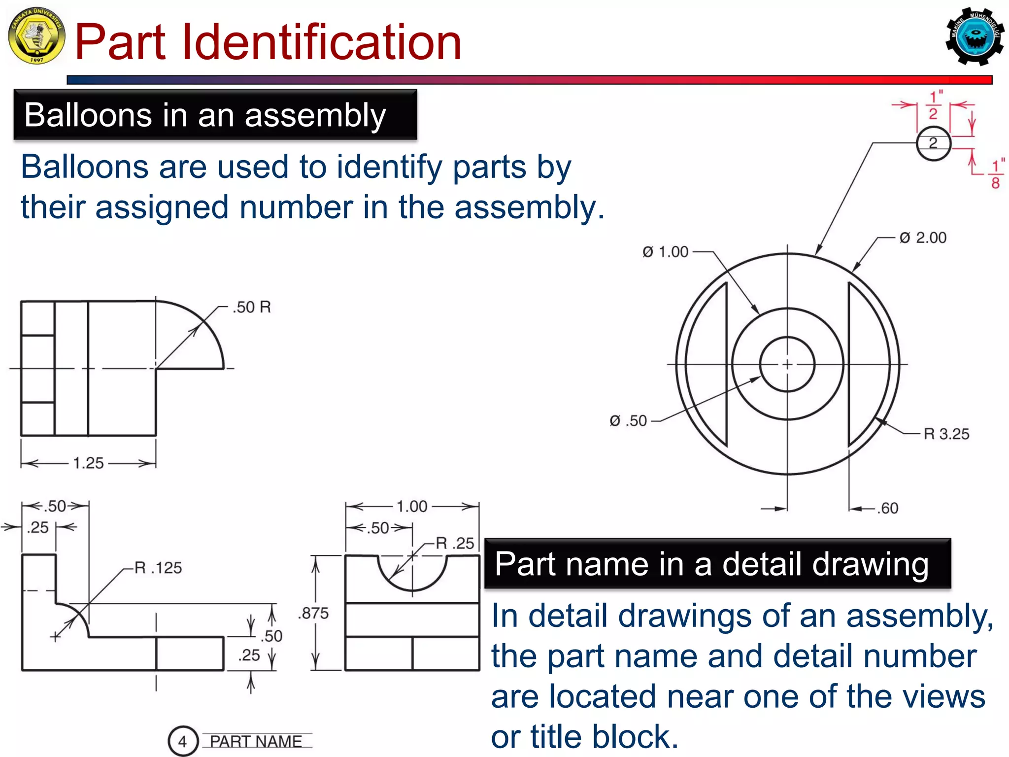Assembly drawing exercises | PDF