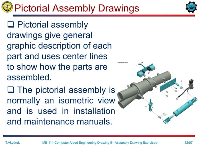 Assembly drawing exercises | PDF