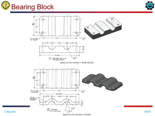 40/57
Bearing Block
ME 114 Computer Aided Engineering Drawing II– Assembly Drawing Exercises
T.Akyürek
 