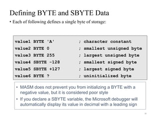 Single Computer Byte Assembly fundamentals | PPTX