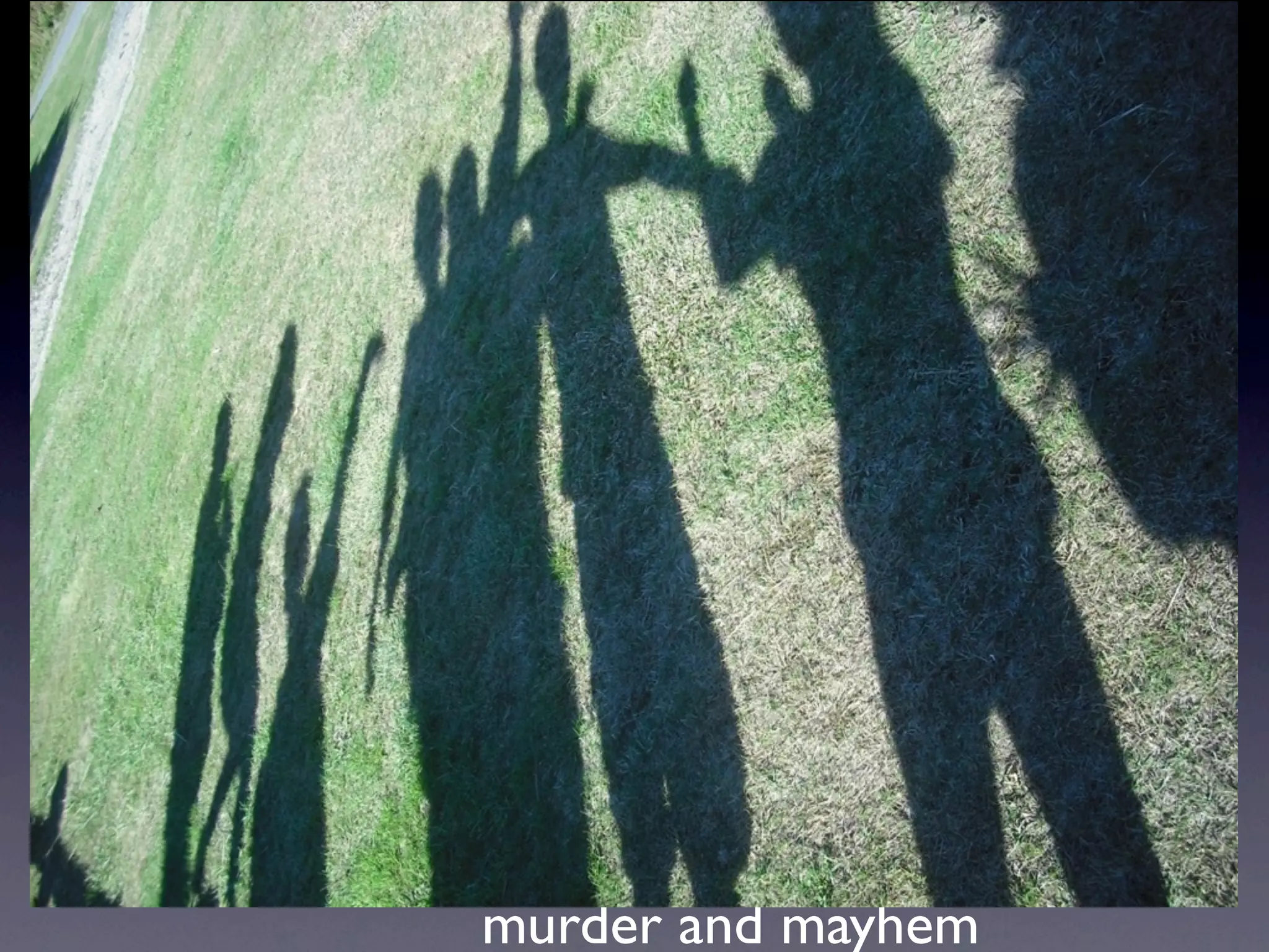 murder and mayhem
 