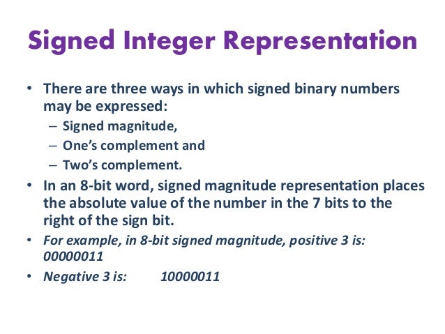 Representation Of Numbers and vCharacters