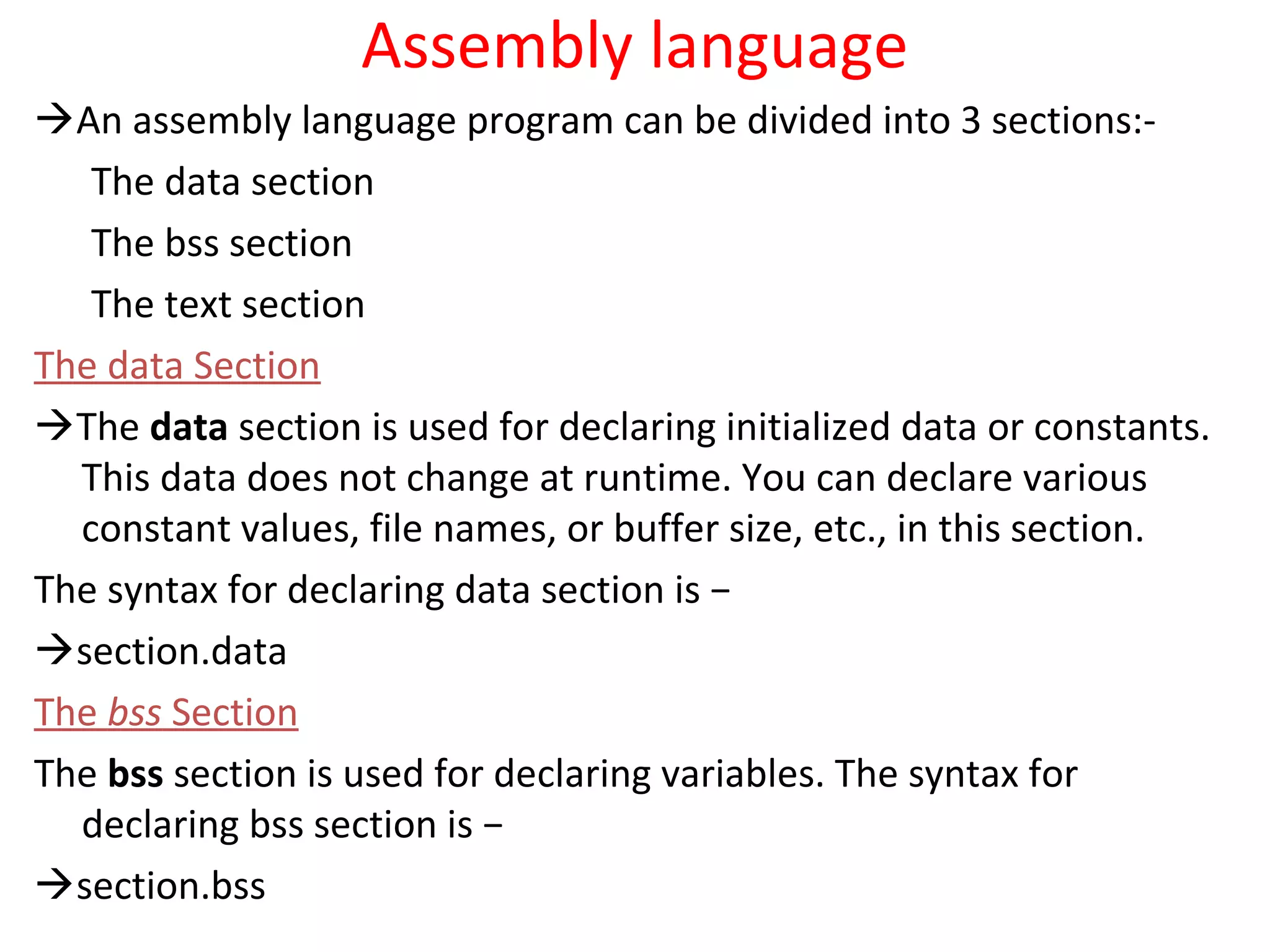 Assembly language | PPT