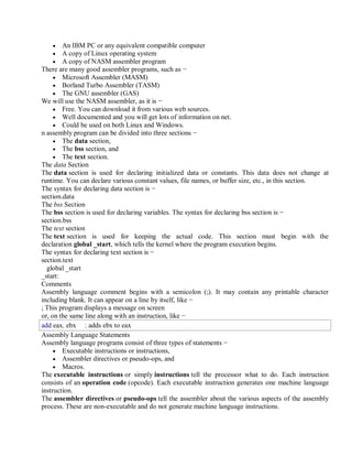 Comprehensive Guide to Assembly Language Programming and Processors | PDF