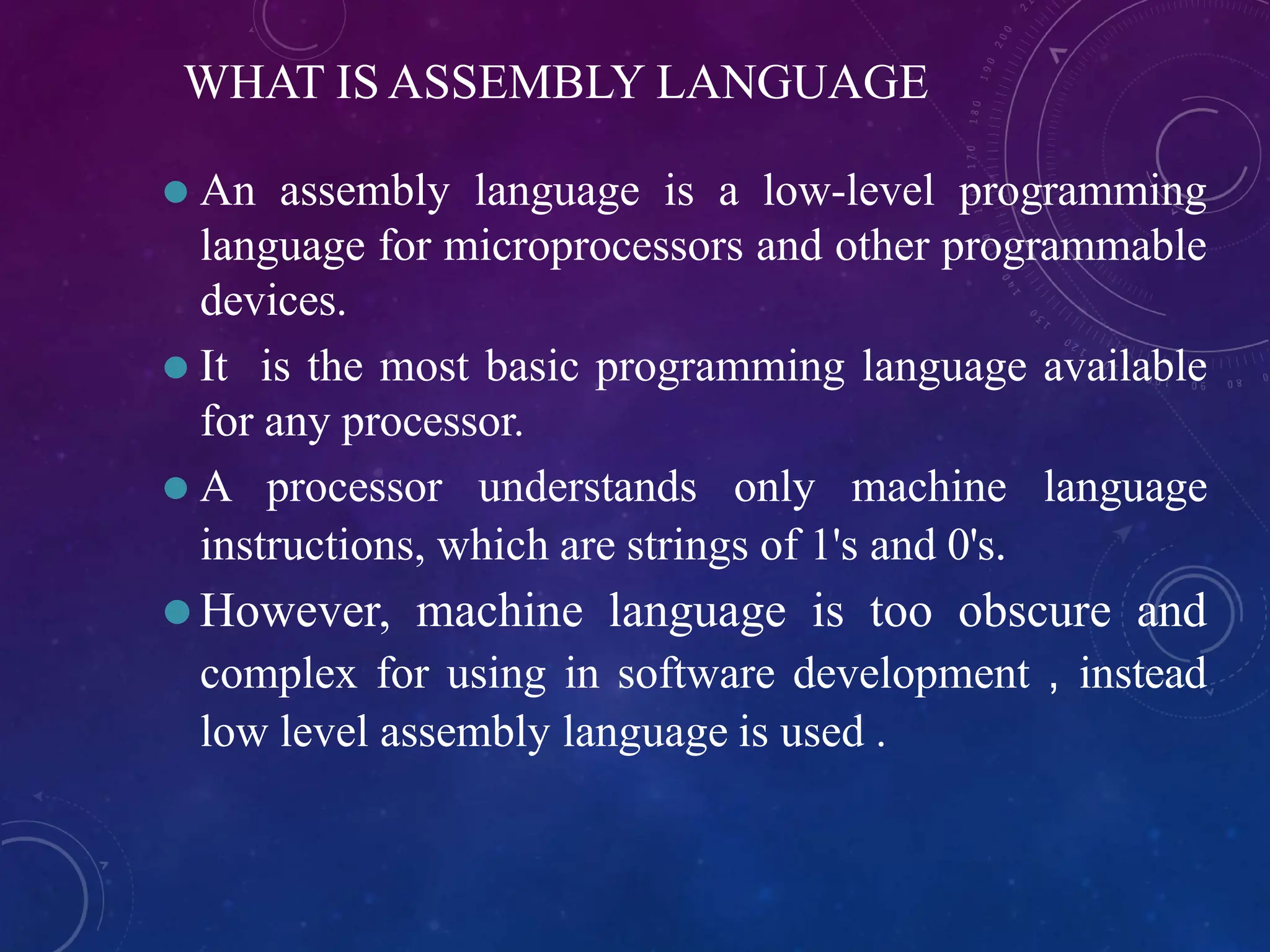 assembly language chapter 1.pptxassembly language chapte | PPT