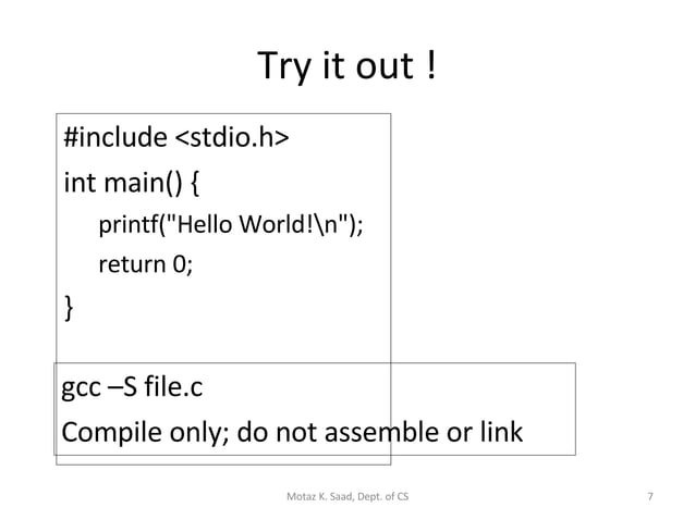 Introduction to Assembly Language | PPT