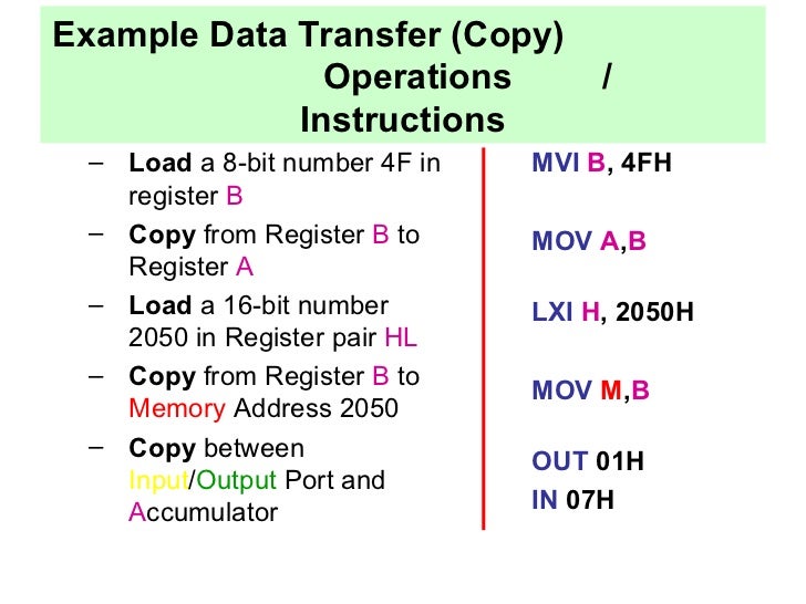 Assembly Language Programming Of 8085