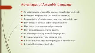 Assembly level language | PDF