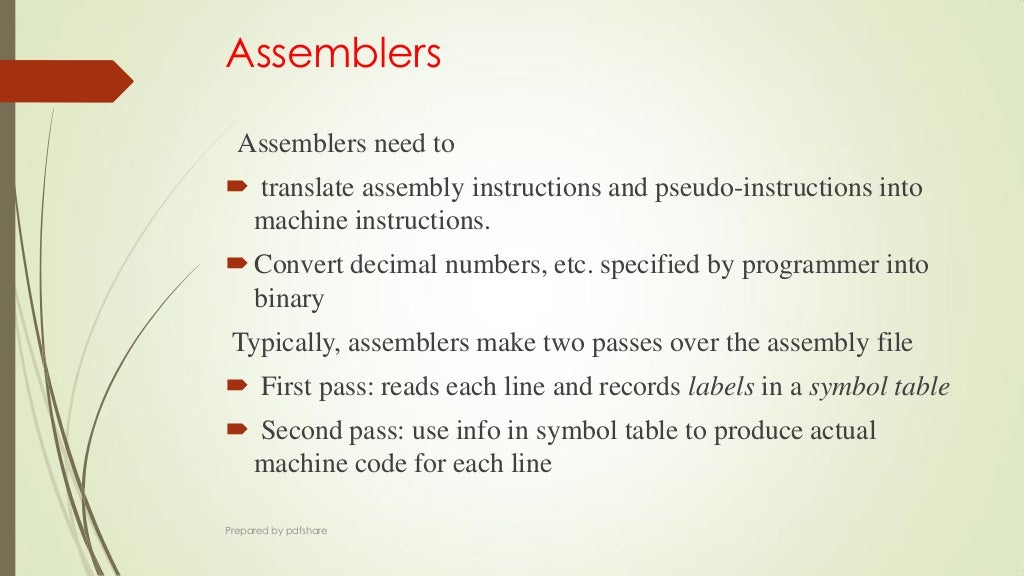 Assembly level language