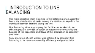 Assembly line balancing | PPTX