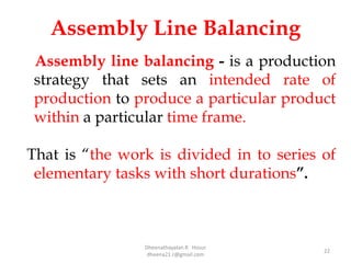 Assembly Line Production Introduction | PPTX