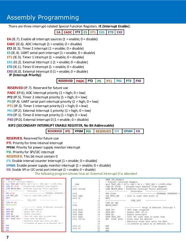 Assembly programming