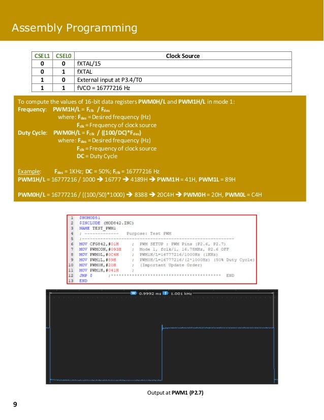 Assembly programming II