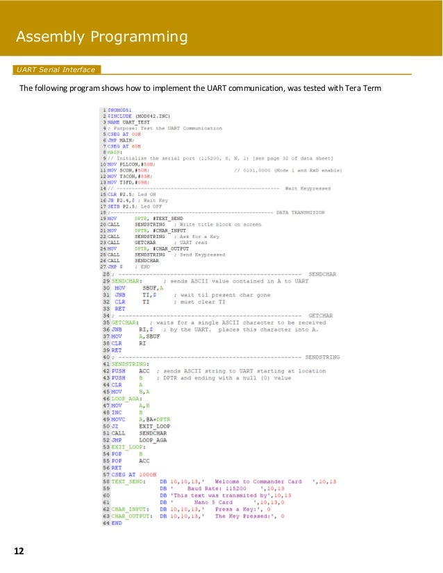 Assembly programming II