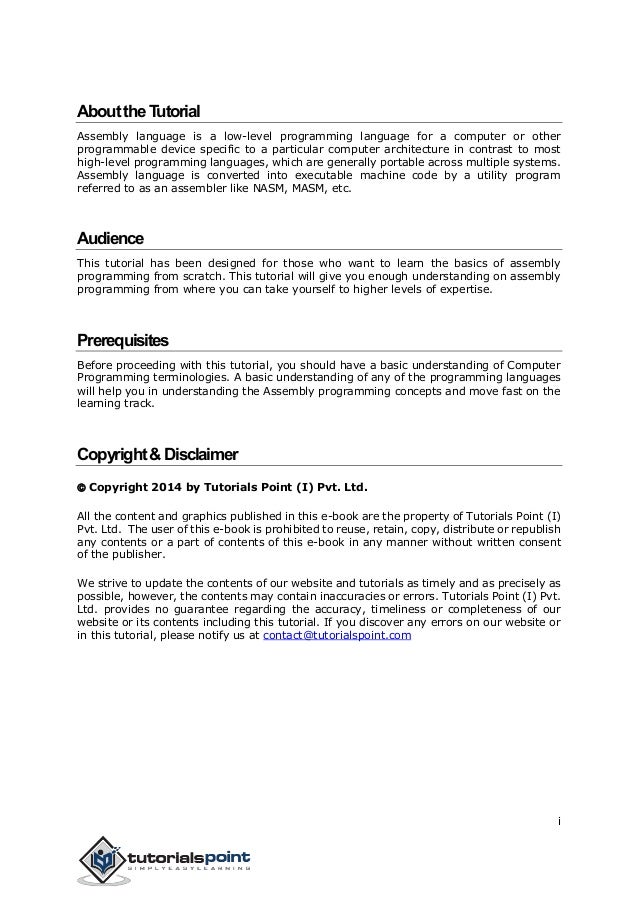 machine language tutorial point