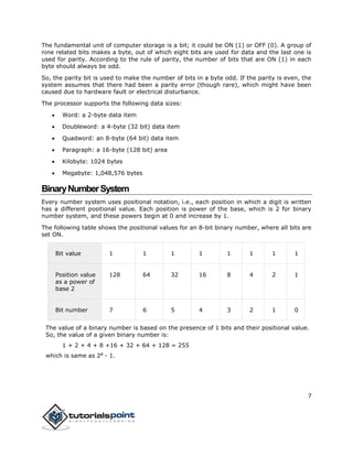 Assembly programming tutorial | PDF