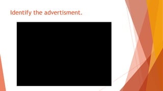 Identify the advertisment.
 
