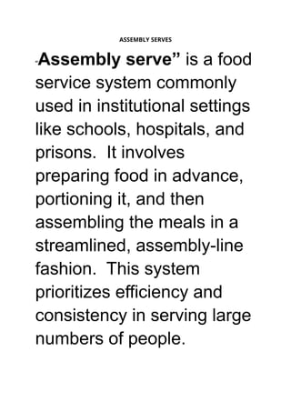 assembly serves.docx for learning in school | DOCX