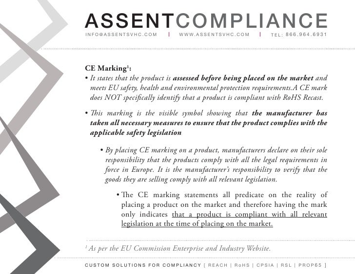 Assent compliance Webinar RoHS II
