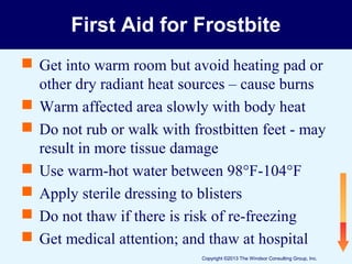 Cold Stress Hazards and Prevention | PPT
